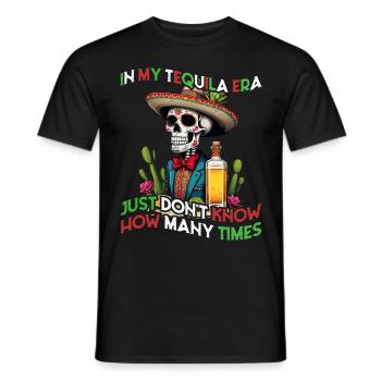 Lustige Tequila Era Cinco De Mayo Mexiko - Männer T-Shirt - Schwarz - Vorne - AI Model Male 178 light (178cm)