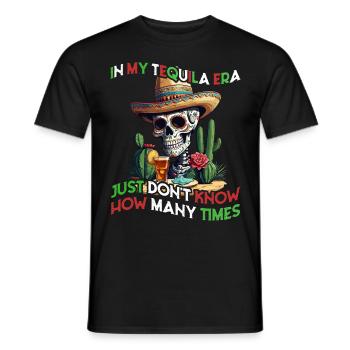 Lustige Tequila Era Cinco De Mayo Mexiko - Männer T-Shirt - Schwarz - Vorne - AI Model Male 178 light (178cm)