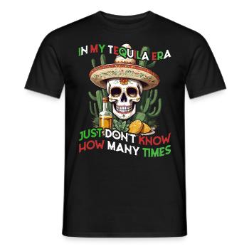 Lustige Tequila Era Cinco De Mayo Mexiko - Männer T-Shirt - Schwarz - Vorne - AI Model Male 178 light (178cm)