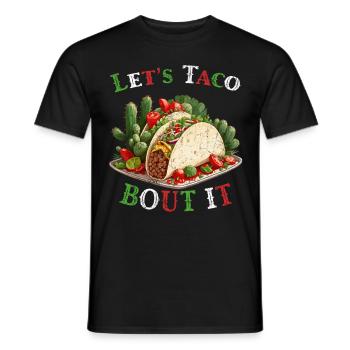 Drôle de tacos Dicton Cinco De Mayo Mexicain - T-shirt homme - noir - Devant - AI Model Male 178 light (178cm)