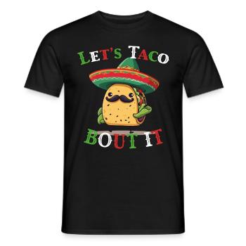 Drôle de tacos Dicton Cinco De Mayo Mexicain - T-shirt homme - noir - Devant - AI Model Male 178 light (178cm)
