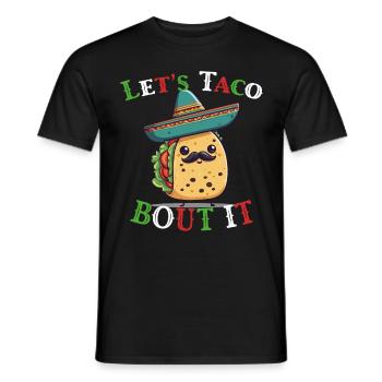 Drôle de tacos Dicton Cinco De Mayo Mexicain - T-shirt homme - noir - Devant - AI Model Male 178 light (178cm)
