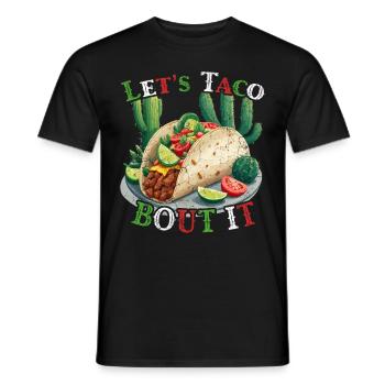 Drôle de tacos Dicton Cinco De Mayo Mexicain - T-shirt homme - noir - Devant - AI Model Male 178 light (178cm)