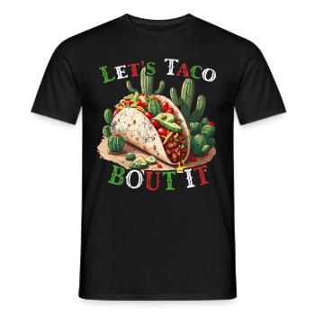 Drôle de tacos Dicton Cinco De Mayo Mexicain - T-shirt homme - noir - Devant - AI Model Male 178 light (178cm)