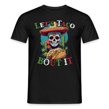 Cinco De Mayo Fun Taco Cuisine mexicaine - T-shirt homme - noir - Devant - AI Model Male 178 light (178cm)