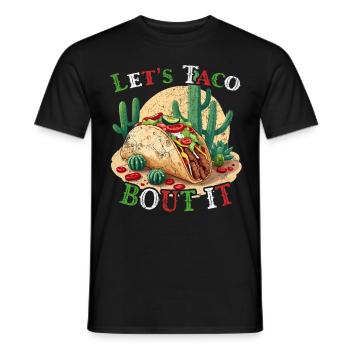 Cinco De Mayo Amateur De Taco Drôle Mexicain - T-shirt homme - noir - Devant - AI Model Male 178 light (178cm)