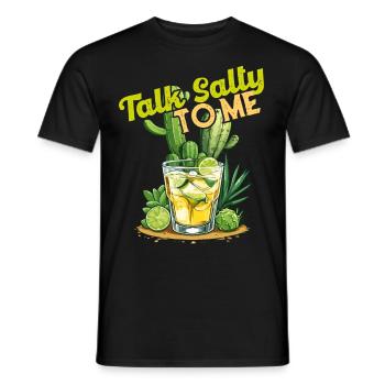 Lustiger Tequila Spruch Cinco De Mayo Design - Männer T-Shirt - Schwarz - Vorne - AI Model Male 178 light (178cm)