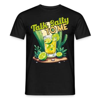 Lustiger Tequila Spruch Cinco De Mayo Mexiko - Männer T-Shirt - Schwarz - Vorne - AI Model Male 178 light (178cm)