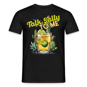 Drôle de dicton de tequila Cinco De Mayo Design - T-shirt homme - noir - Devant - AI Model Male 178 light (178cm)