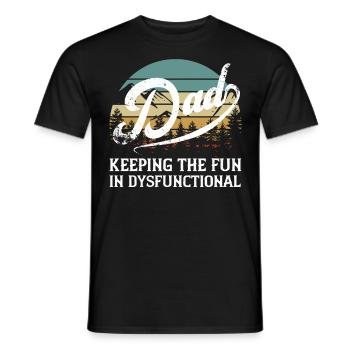 Humorvoller Vatertag Spruch Perfekter Style - Männer T-Shirt - Schwarz - Vorne - AI Model Male 178 light (178cm)