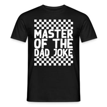 Blagues Maître Drôle Papa Style Parfait - T-shirt homme - noir - Devant - AI Model Male 178 light (178cm)