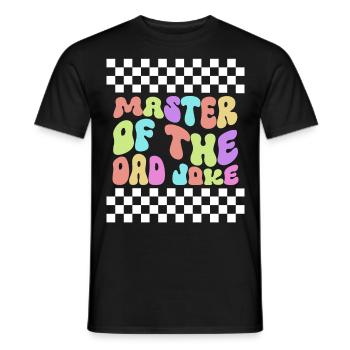 Funny Dad Perfect Style Dad Birthday - Men's T-Shirt - black - Front - AI Model Male 178 light (178cm)
