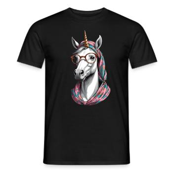 Maman Licorne Drôle Licornes Maman aimante - T-shirt homme - noir - Devant - AI Model Male 178 light (178cm)