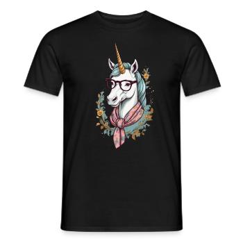 Lustige Einhorn Mama Muttertag - Männer T-Shirt - Schwarz - Vorne - AI Model Male 178 light (178cm)