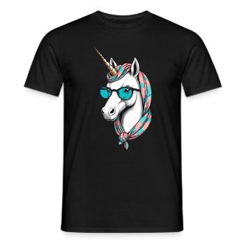 Licorne Maman Maman Drôle Maman Cadeau de Fête des Mères - T-shirt homme - noir - Devant - AI Model Male 178 light (178cm)