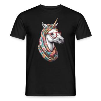 Maman Licorne Drôle Licornes Maman aimante - T-shirt homme - noir - Devant - AI Model Male 178 light (178cm)