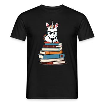Einhorn Fantasie Geschichten Süßer Einhorn - Männer T-Shirt - Schwarz - Vorne - AI Model Male 178 light (178cm)