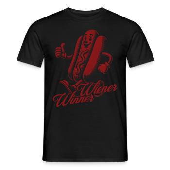 Gagnant viennois Retro Vintage Design 4 juillet - T-shirt homme - noir - Devant - AI Model Male 178 light (178cm)