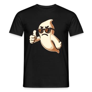 Cool Ghost Lustiger Halloween Party Spass - Männer T-Shirt - Schwarz - Vorne - AI Model Male 178 light (178cm)