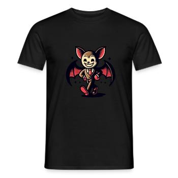Drôle Halloween Party Vampire Style Vampire - T-shirt homme - noir - Devant - AI Model Male 178 light (178cm)