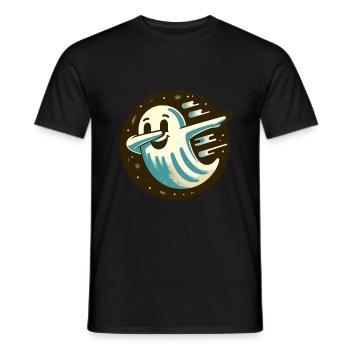 Lustiger Halloween Party Gruselige Spuk Saison - Männer T-Shirt - Schwarz - Vorne - AI Model Male 178 light (178cm)