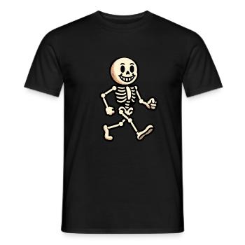 Retro Vintage Cartoon Halloween Costume Decoration - Men's T-Shirt - black - Front - AI Model Male 178 light (178cm)