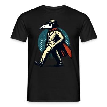 Halloween Kostüm Deko Gruseliges Party Design - Männer T-Shirt - Schwarz - Vorne - AI Model Male 178 light (178cm)