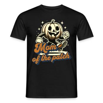 Maman du champ de citrouilles Vintage Halloween Dicton - T-shirt homme - noir - Devant - AI Model Male 178 light (178cm)