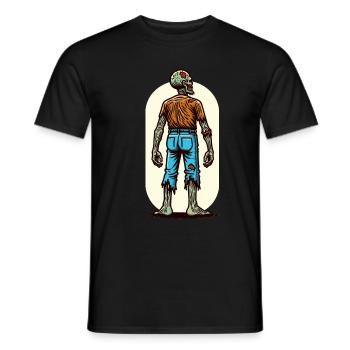 Halloween Costume Décoration Spooky Party Design - T-shirt homme - noir - Devant - AI Model Male 178 light (178cm)