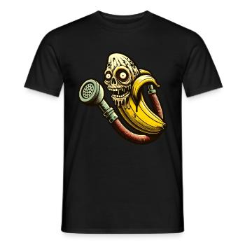 Zombie Banana Banana Lover Halloween - Men's T-Shirt - black - Front - AI Model Male 178 light (178cm)