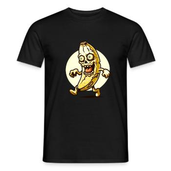 Zombie Banane Banane Amoureux Halloween Costume - T-shirt homme - noir - Devant - AI Model Male 178 light (178cm)
