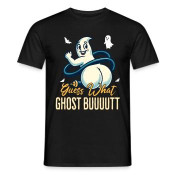 Halloween Costume Spooky Ghosts Lover - Men's T-Shirt - black - Front - AI Model Male 178 light (178cm)