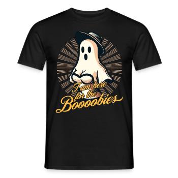 Costume d’Halloween Drôle Fantômes Dire - T-shirt homme - noir - Devant - AI Model Male 178 light (178cm)
