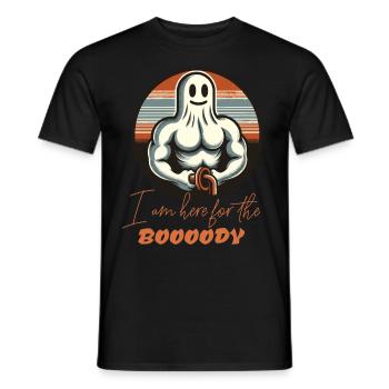 Funny Halloween Streetwear For the Body - Men's T-Shirt - black - Front - AI Model Male 178 light (178cm)