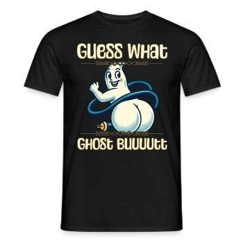 Halloween Kostüm Gruseliger Geister Liebhaber - Männer T-Shirt - Schwarz - Vorne - AI Model Male 178 light (178cm)