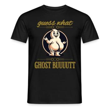 Costume d’Halloween Fantômes effrayants Amoureux - T-shirt homme - noir - Devant - AI Model Male 178 light (178cm)