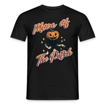 Maman du champ de citrouilles drôle de dicton à Halloween - T-shirt homme - noir - Devant - AI Model Male 178 light (178cm)