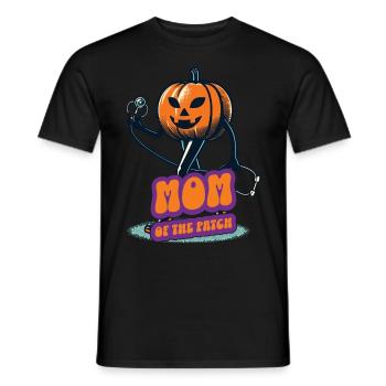 Maman du champ de citrouilles drôle disant Halloween - T-shirt homme - noir - Devant - AI Model Male 178 light (178cm)