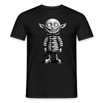 Halloween Gnome Outfit Gruseliges Monster Design - Männer T-Shirt - Schwarz - Vorne - AI Model Male 178 light (178cm)