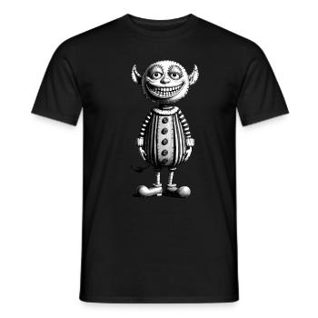 Gruseliges Monster Design Halloween Gnome Outfit - Männer T-Shirt - Schwarz - Vorne - AI Model Male 178 light (178cm)