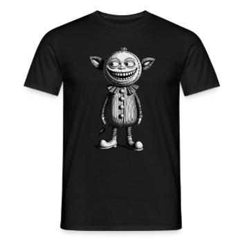Gruseliges Monster Design Halloween Gnome Outfit - Männer T-Shirt - Schwarz - Vorne - AI Model Male 178 light (178cm)