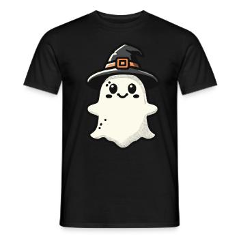 Lustiger Hexen Geist Gespenstische Party - Männer T-Shirt - Schwarz - Vorne - AI Model Male 178 light (178cm)