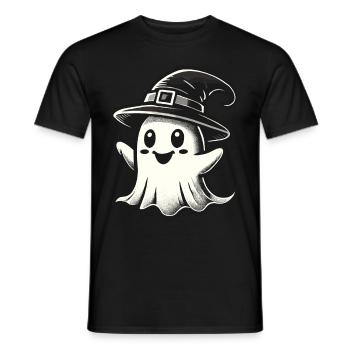 Lustiger Hexen Geist Gespenstische Party - Männer T-Shirt - Schwarz - Vorne - AI Model Male 178 light (178cm)