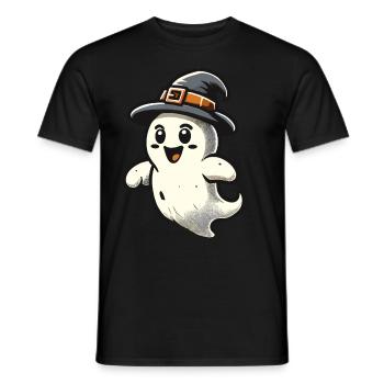 Lustiger Hexen Geist Gespenstische Party - Männer T-Shirt - Schwarz - Vorne - AI Model Male 178 light (178cm)