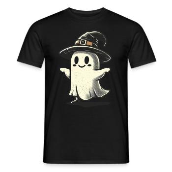 Lustiger Hexen Geist Gespenstische Party Spooky - Männer T-Shirt - Schwarz - Vorne - AI Model Male 178 light (178cm)