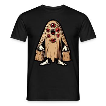 Gespenstische Party Trick Or Treat Halloween - Männer T-Shirt - Schwarz - Vorne - AI Model Male 178 light (178cm)