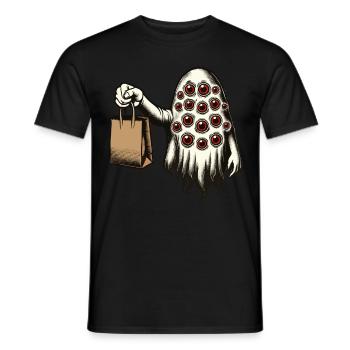 Gespenstische Party Trick Or Treat Halloween - Männer T-Shirt - Schwarz - Vorne - AI Model Male 178 light (178cm)