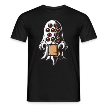 Gespenstische Party Lustiges Halloween Streetwear - Männer T-Shirt - Schwarz - Vorne - AI Model Male 178 light (178cm)