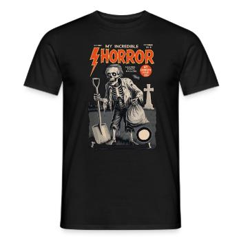 Lustiges Comic Cover Last Minute Kostüm - Männer T-Shirt - Schwarz - Vorne - AI Model Male 178 light (178cm)