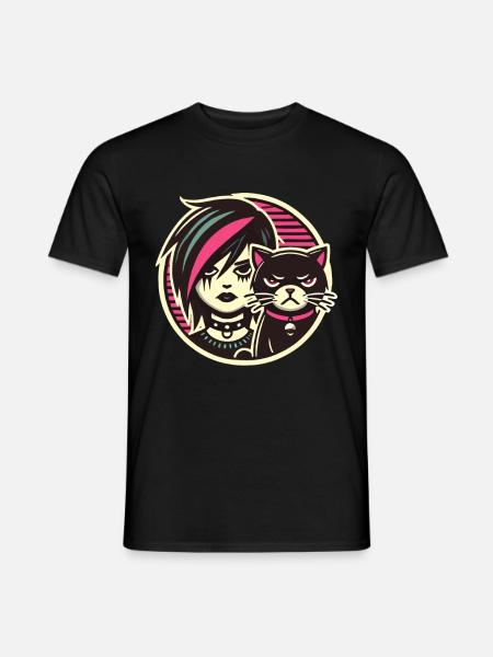 Pastel Goth Style Lover - Men's T-Shirt - black